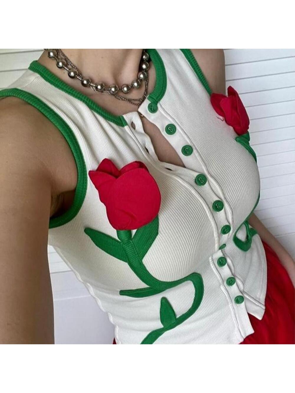 Boyko Cindy Flower Tank Top